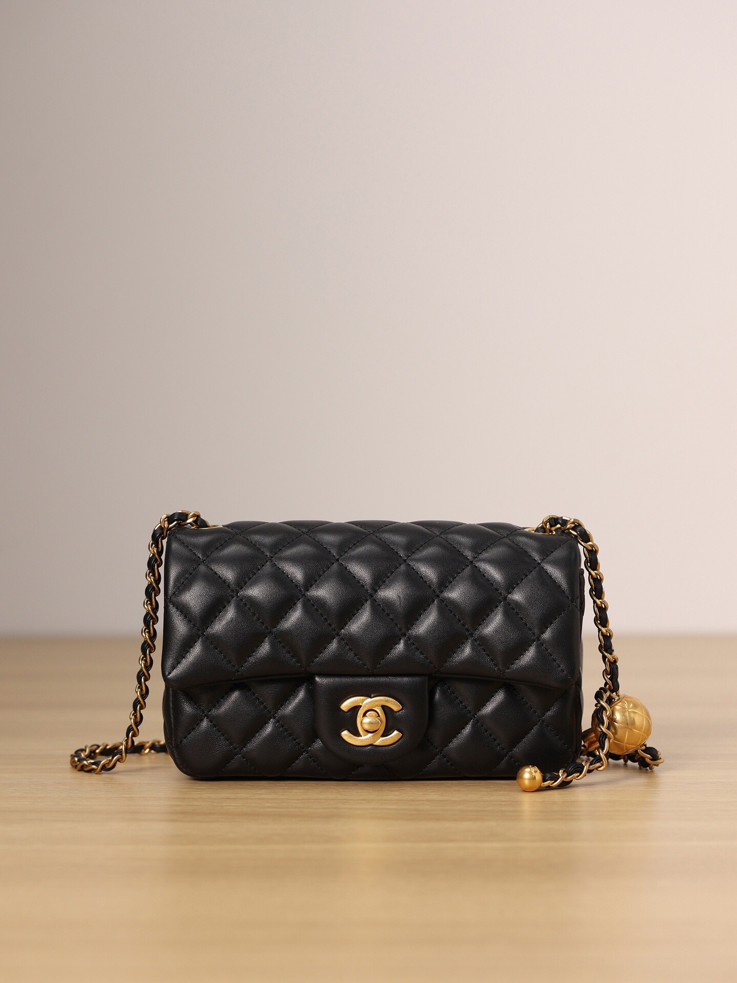 Chanel Classic Flap little golden ball