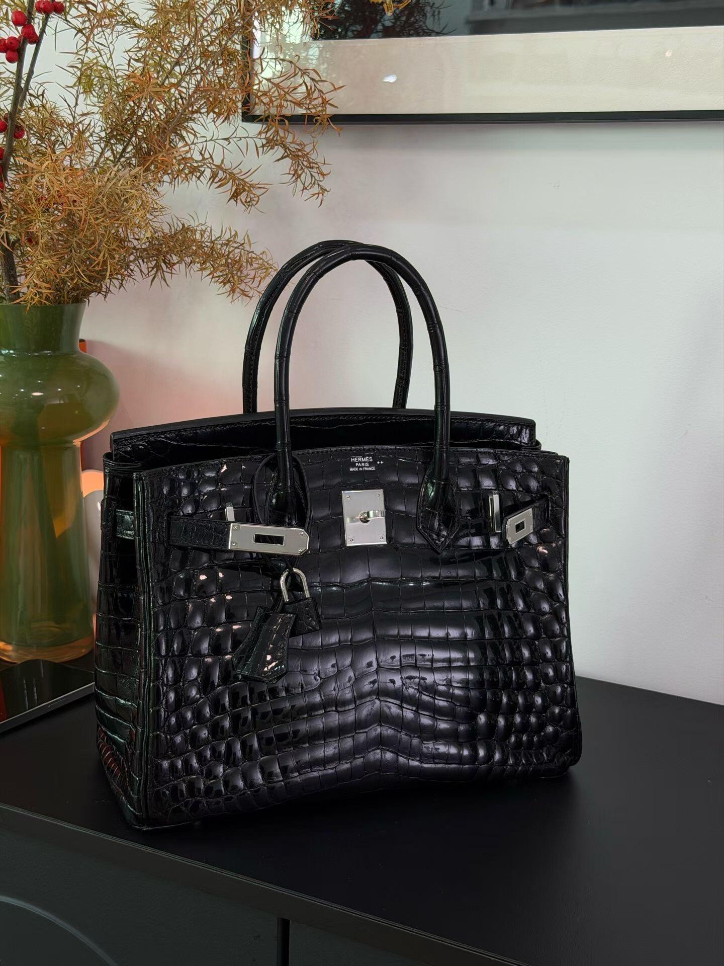Birkin 30 Saltwater crocodile leather