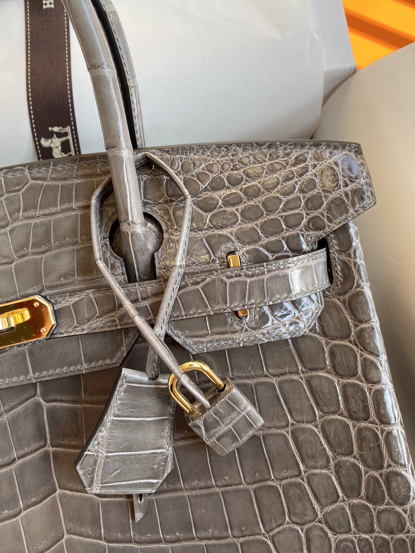 Birkin "Birkin30, Nile crocodile skin"
