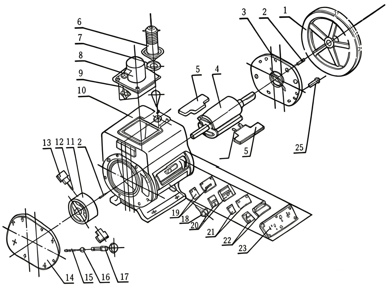 2X Series Two-Stage Rotary Vane Vacuum Pumps
