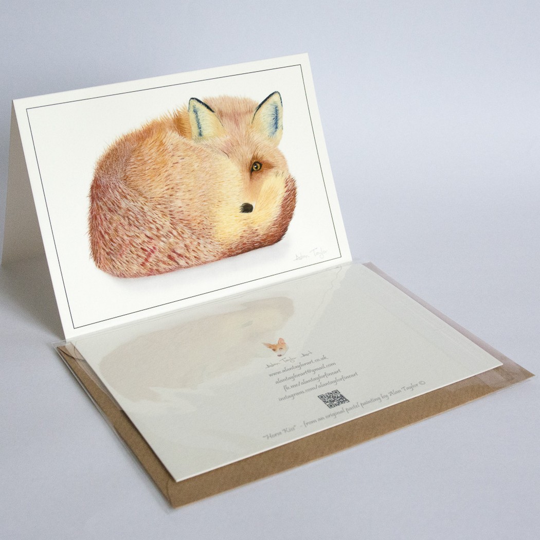 Fox Art Greeting Card