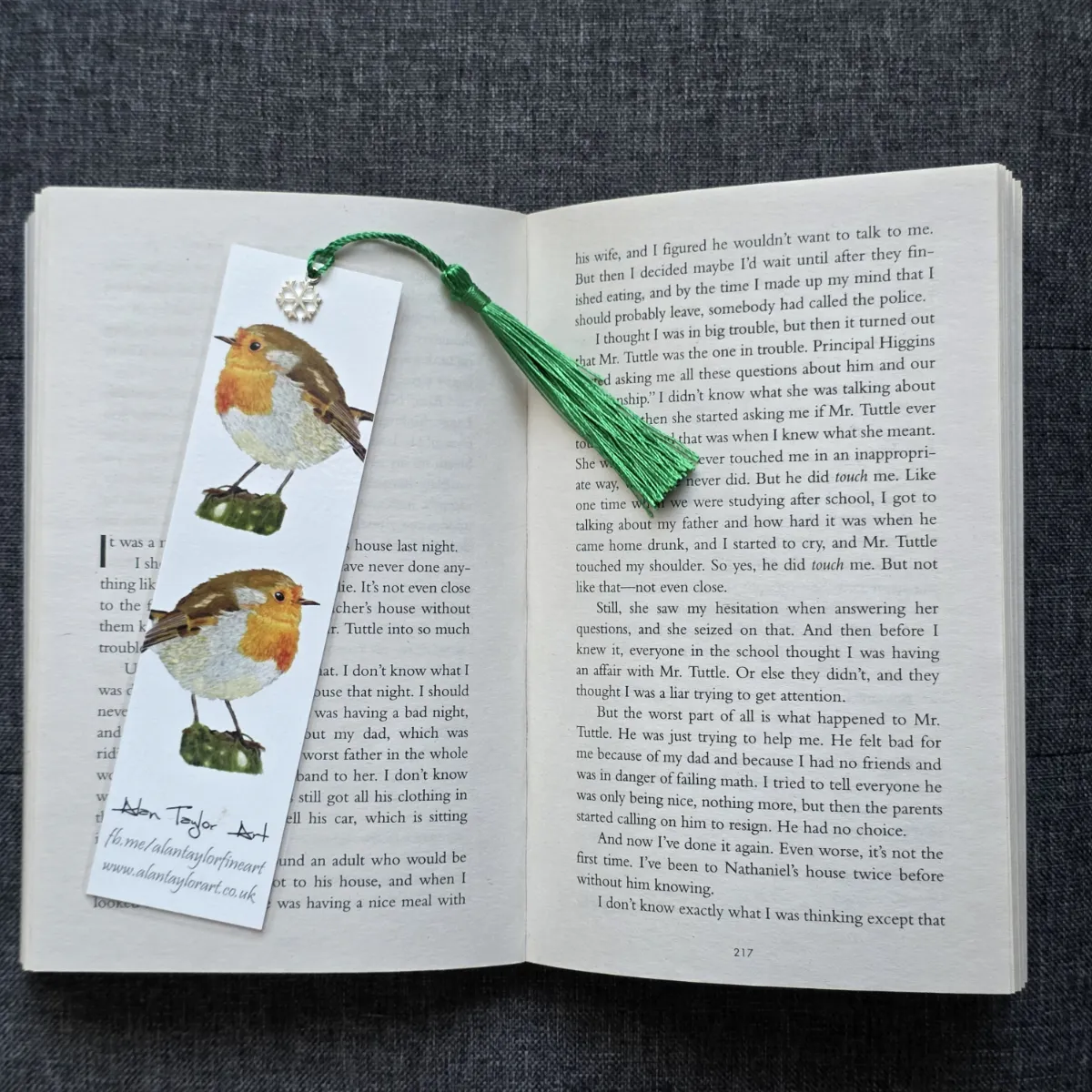 Robin Red Bookmark