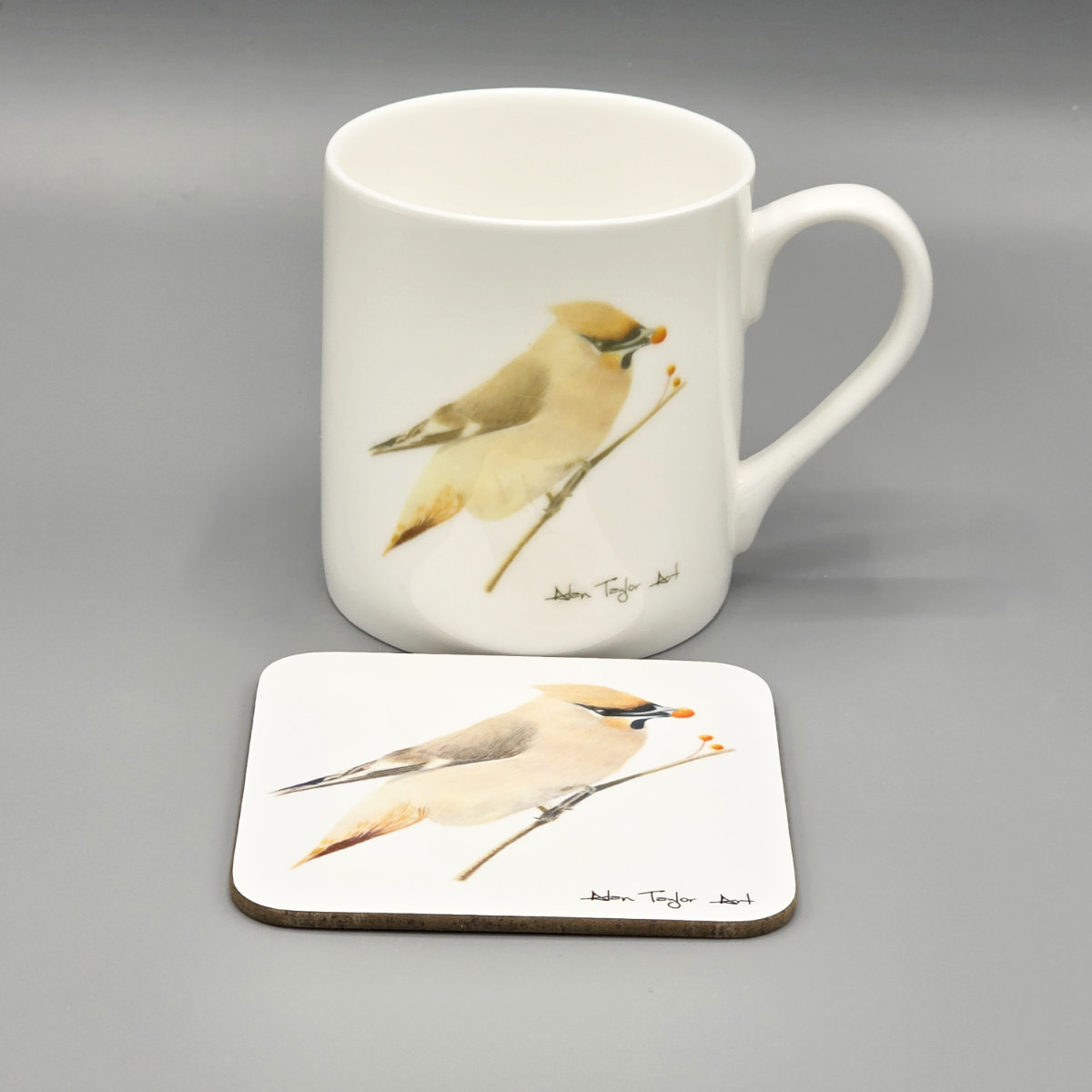 Waxwing Mug & Coaster Set