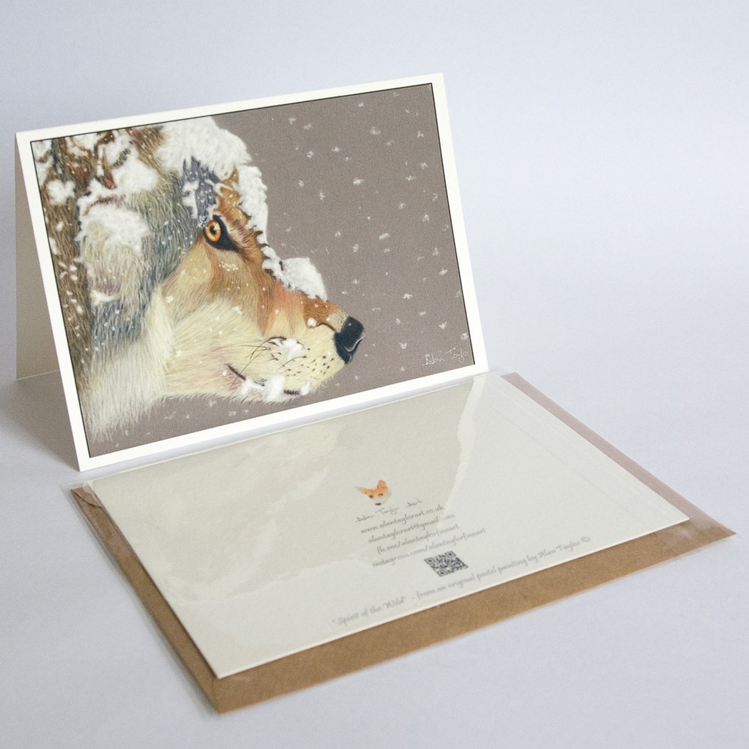 Wolf Winter Greeting Card