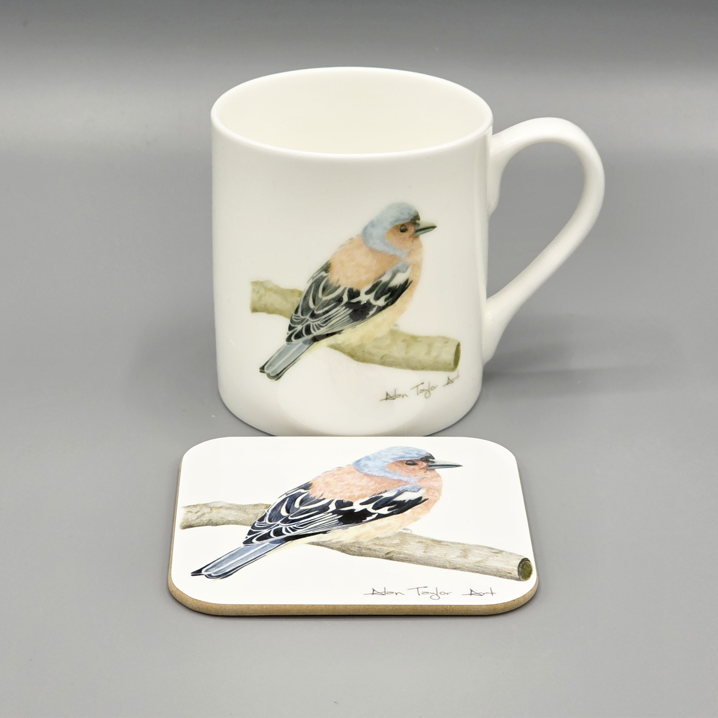 Chaffinch Mug & Coaster Set