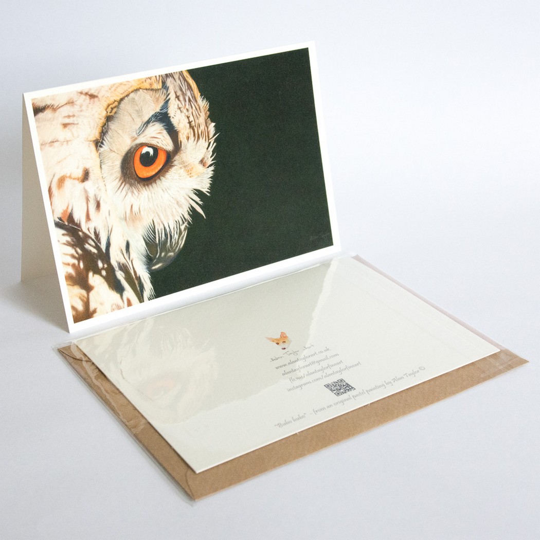 Owl Art Greeting Card