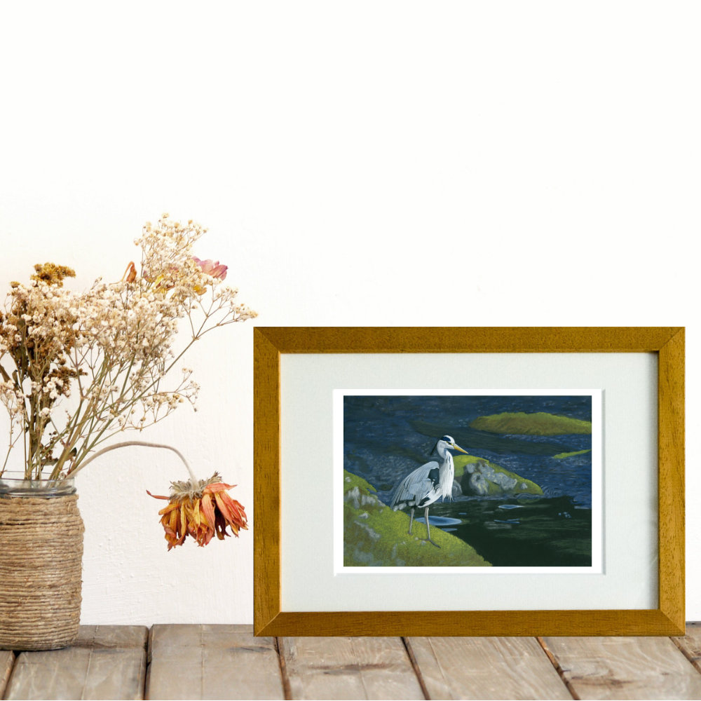 Heron Print