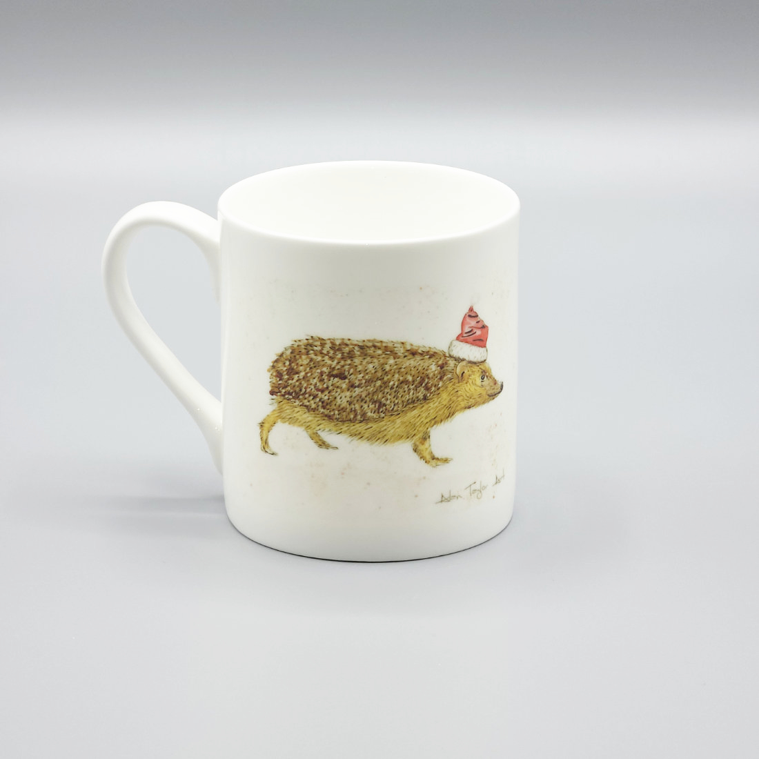 Hedgehog Christmas Mug and Coaster Set