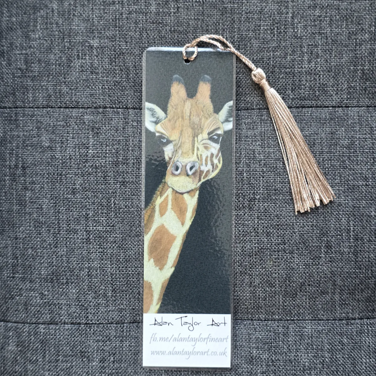 Giraffe Art Bookmark