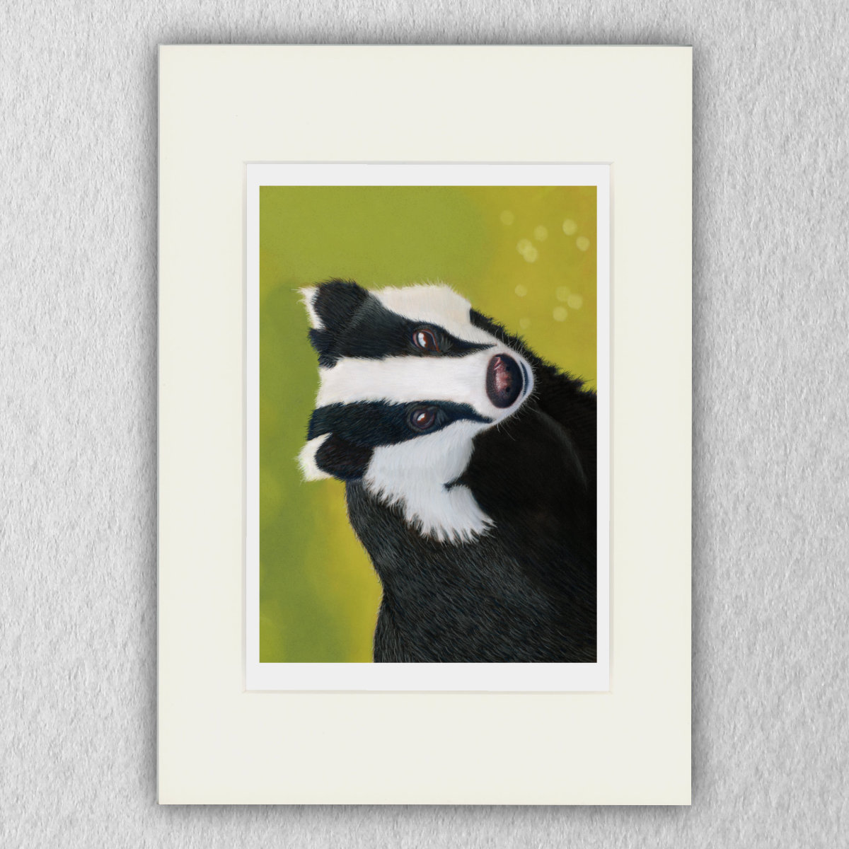 Bramble the Badger Limited Edition Print