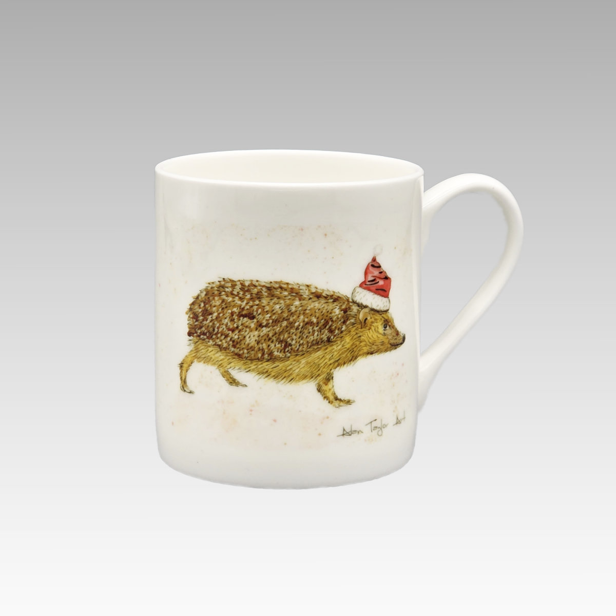 Hedgehog Christmas Mug and Coaster Set