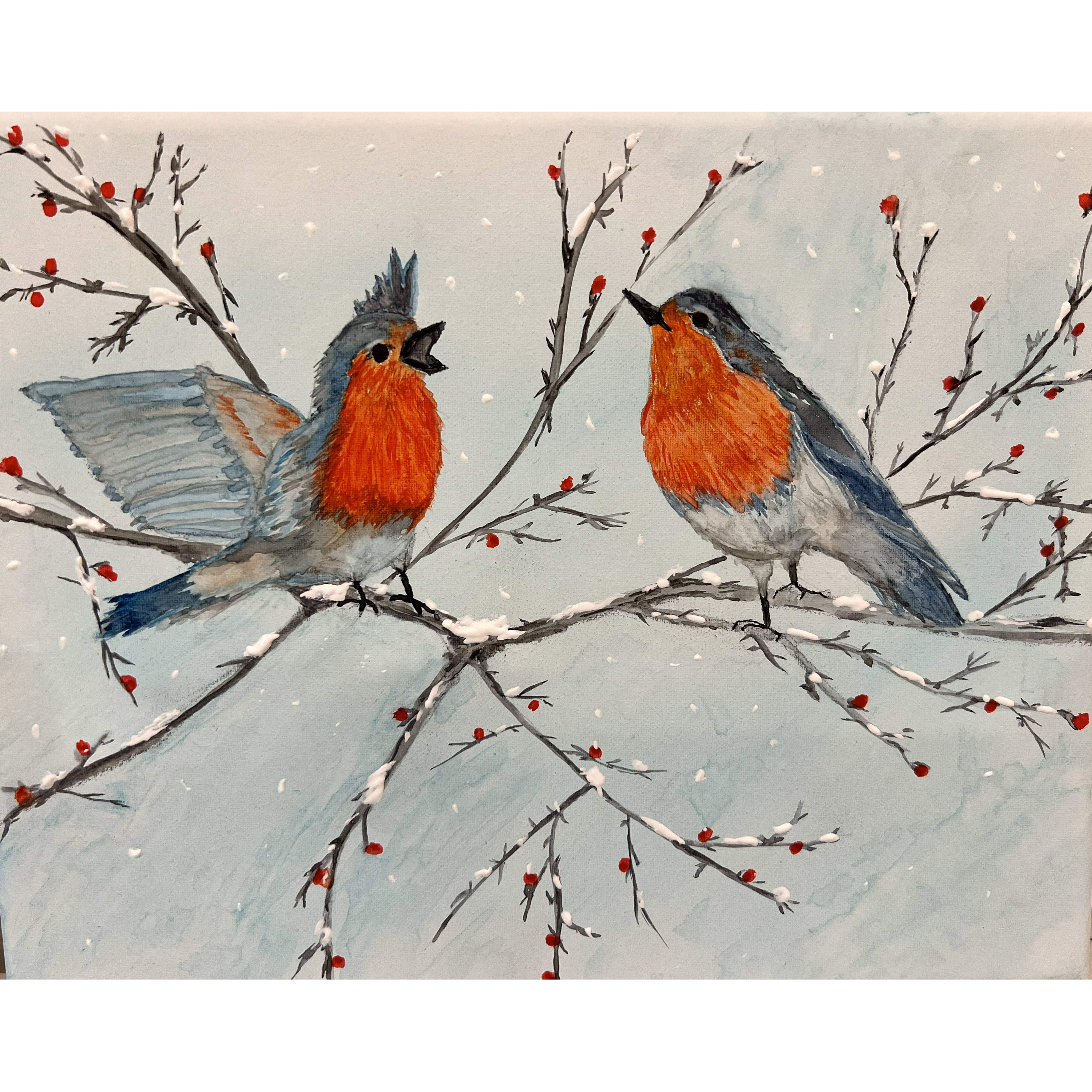 Singing Robins