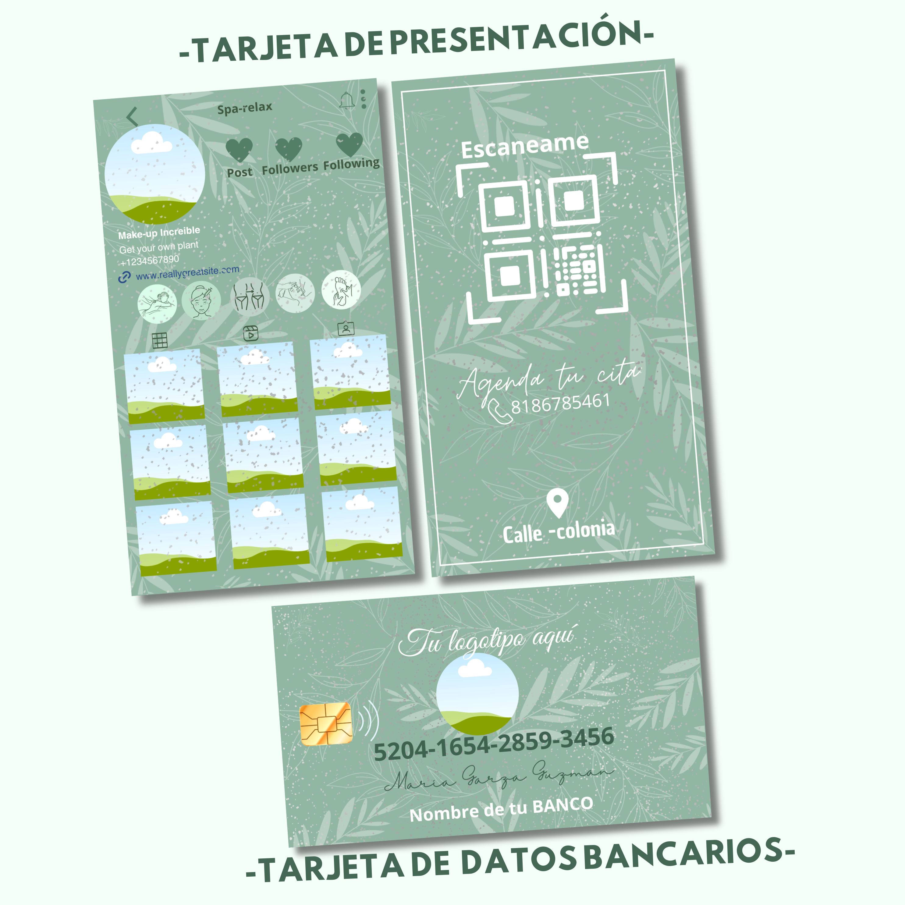 Pack de Diseño Profesional para Spa