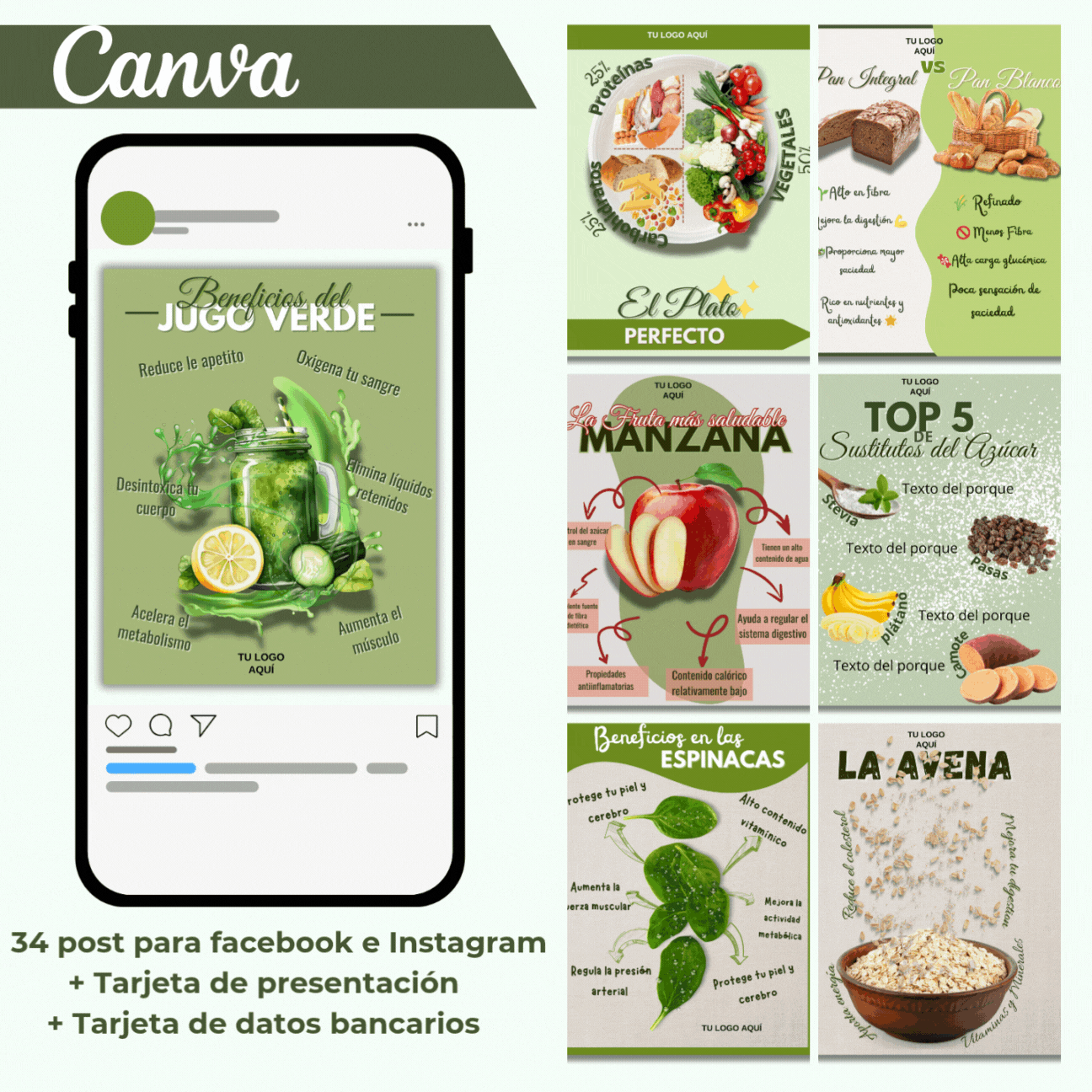 Pack de Contenido Nutricional