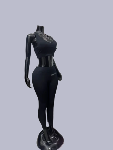 Women's Black Sportswear Set