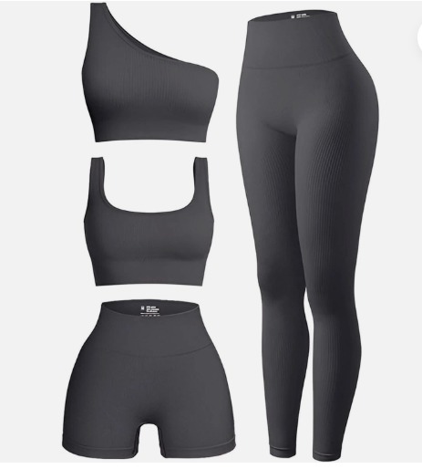 Women's 4-Piece Activewear Set