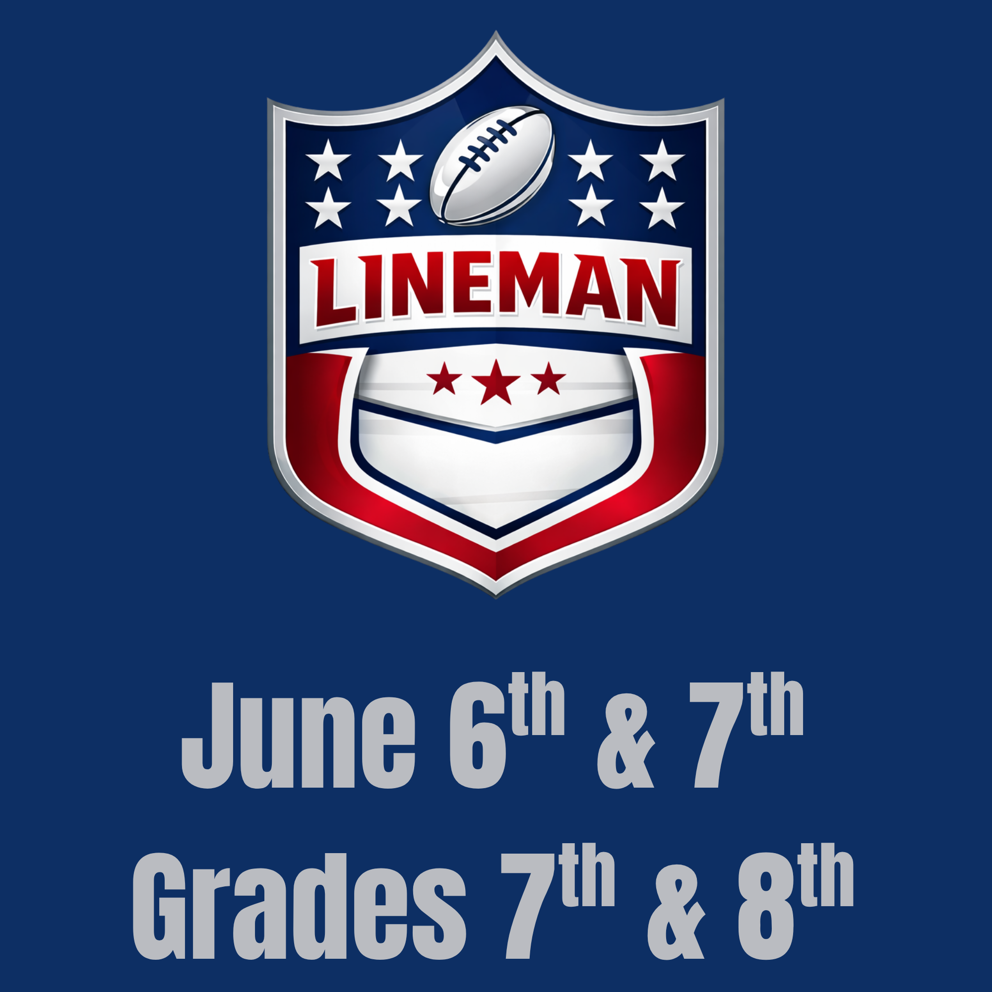 June 6th & 7th Camp Grades 7th & 8th 