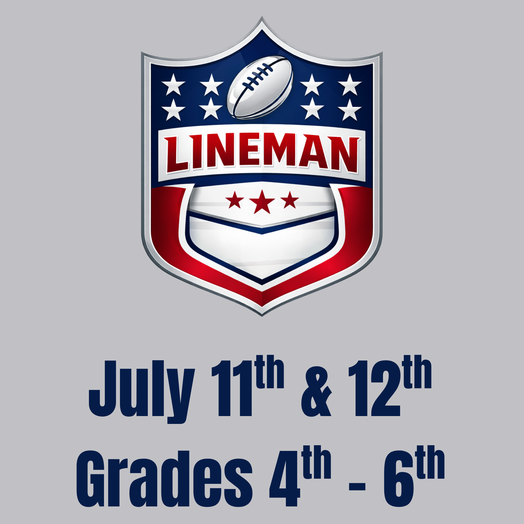 July 11th & 12th Camp Grades 4th - 6th