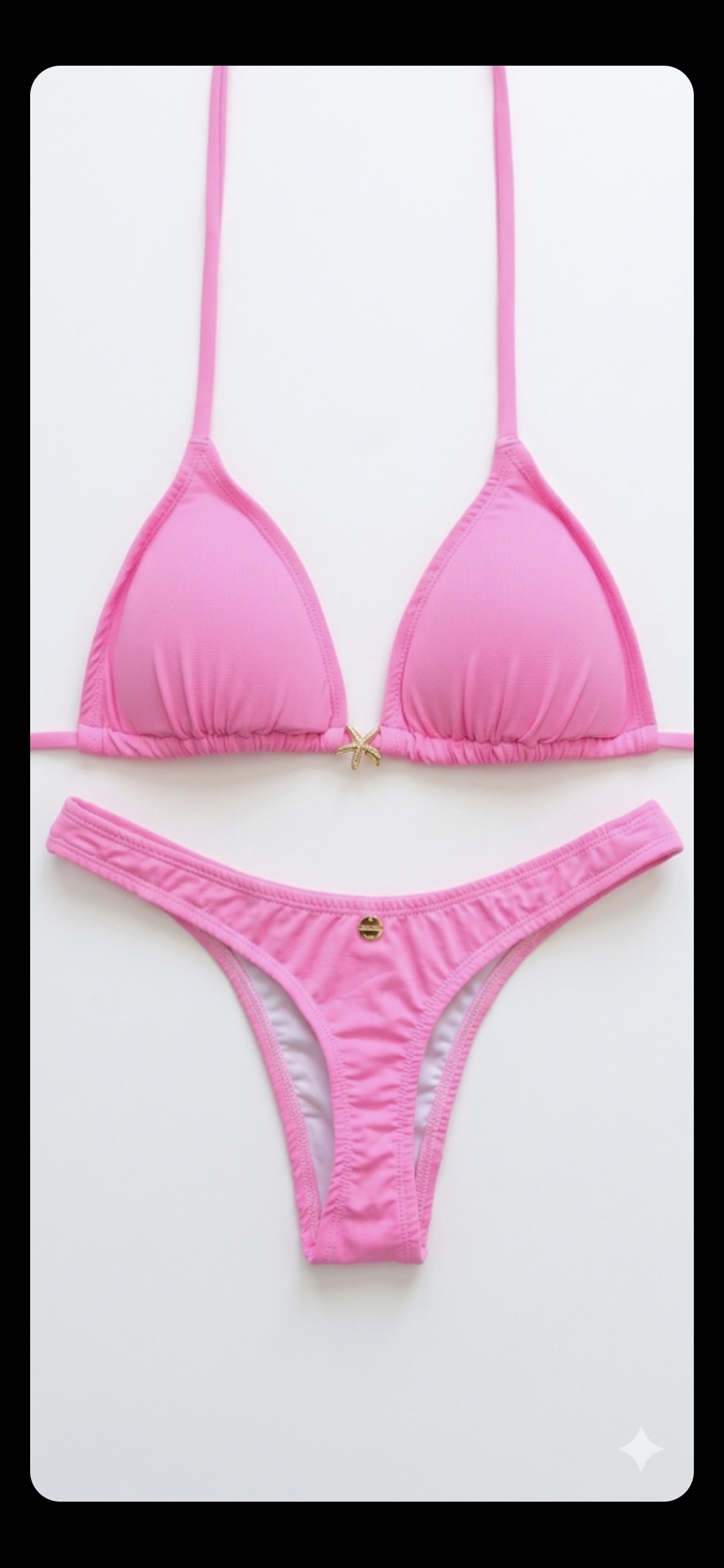 Biquíni Rosa  Cortininha