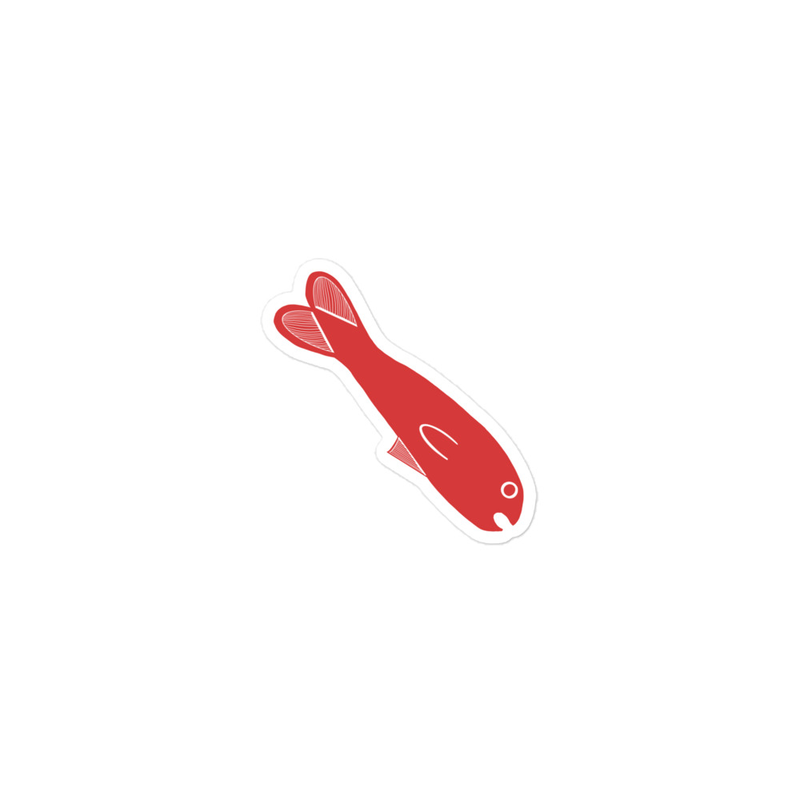 Red Fish Sticker