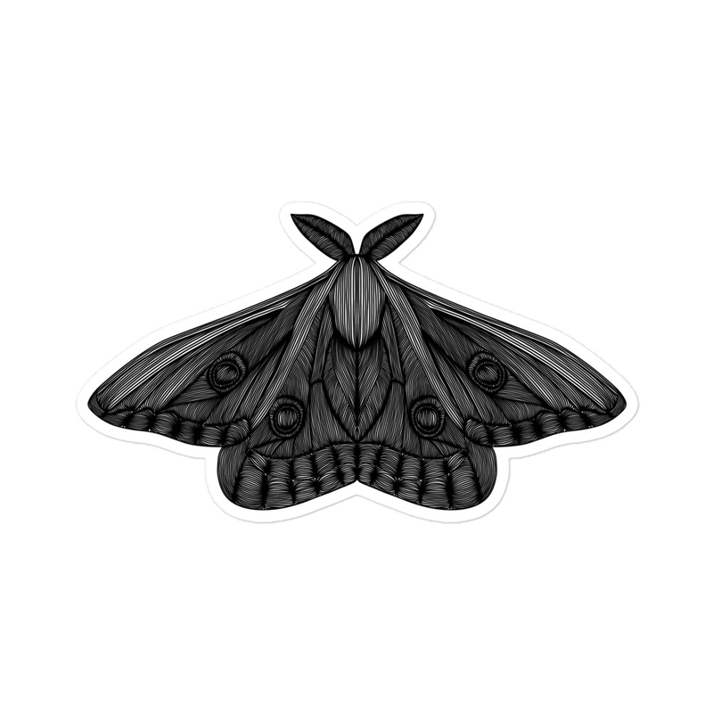 Moth Sticker