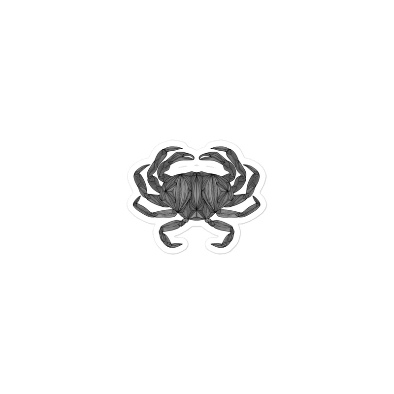 Line Crab Sticker