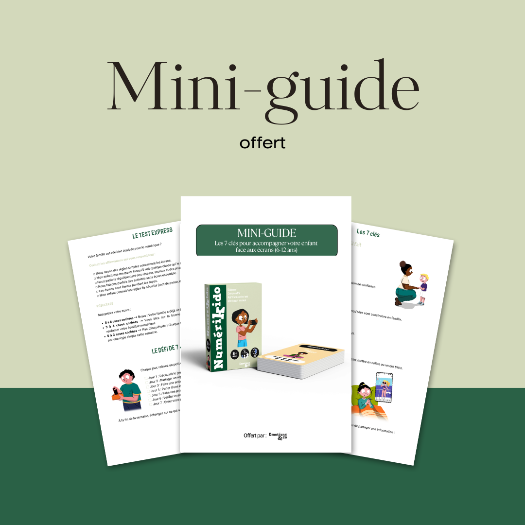 Mini-guide "Accompagner votre enfant aux écrans (6-12 ans)"