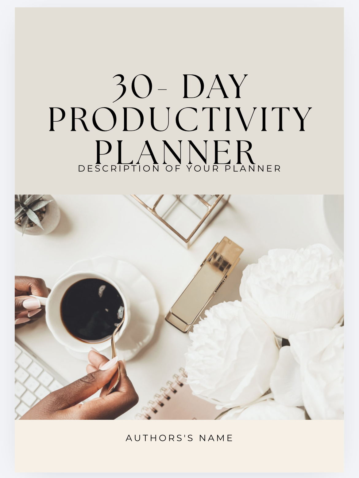 30-Day Productivity Planner