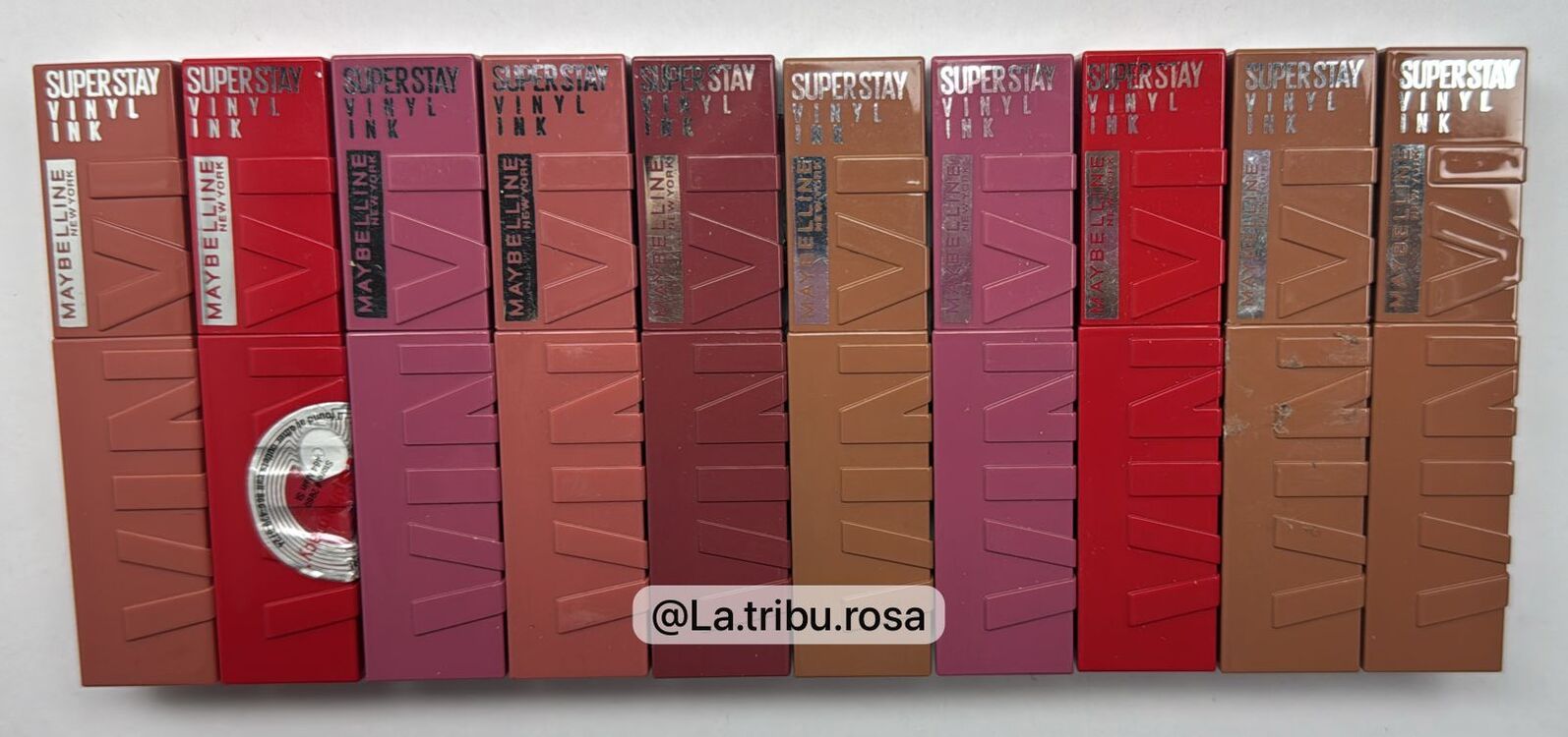 Lote Labial  Vinyl de Maybelline 10 pz #MA248