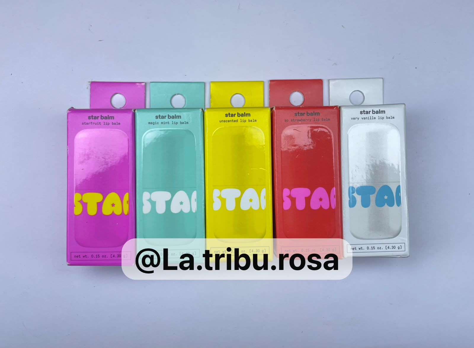 Lote balsamos starface 5 pz  #JL285