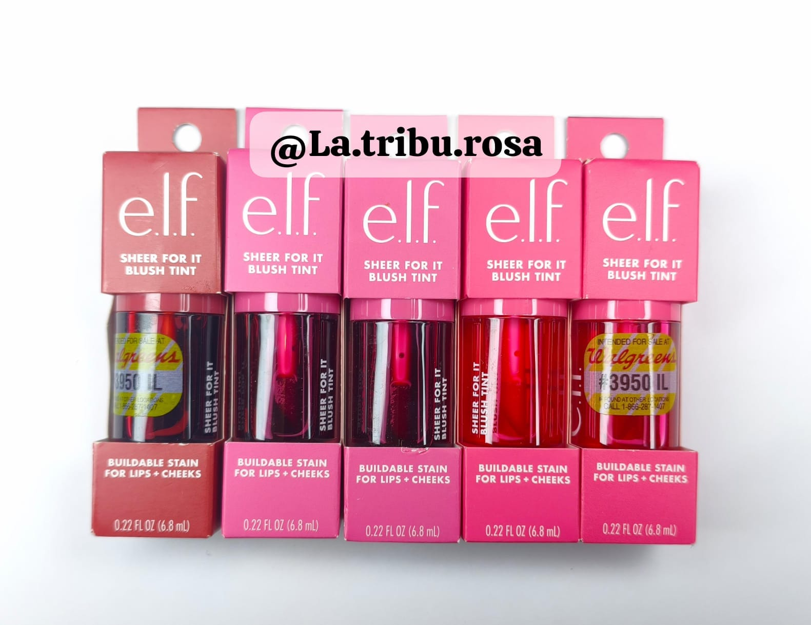 Lote tintas  elf 5 pz #JL220