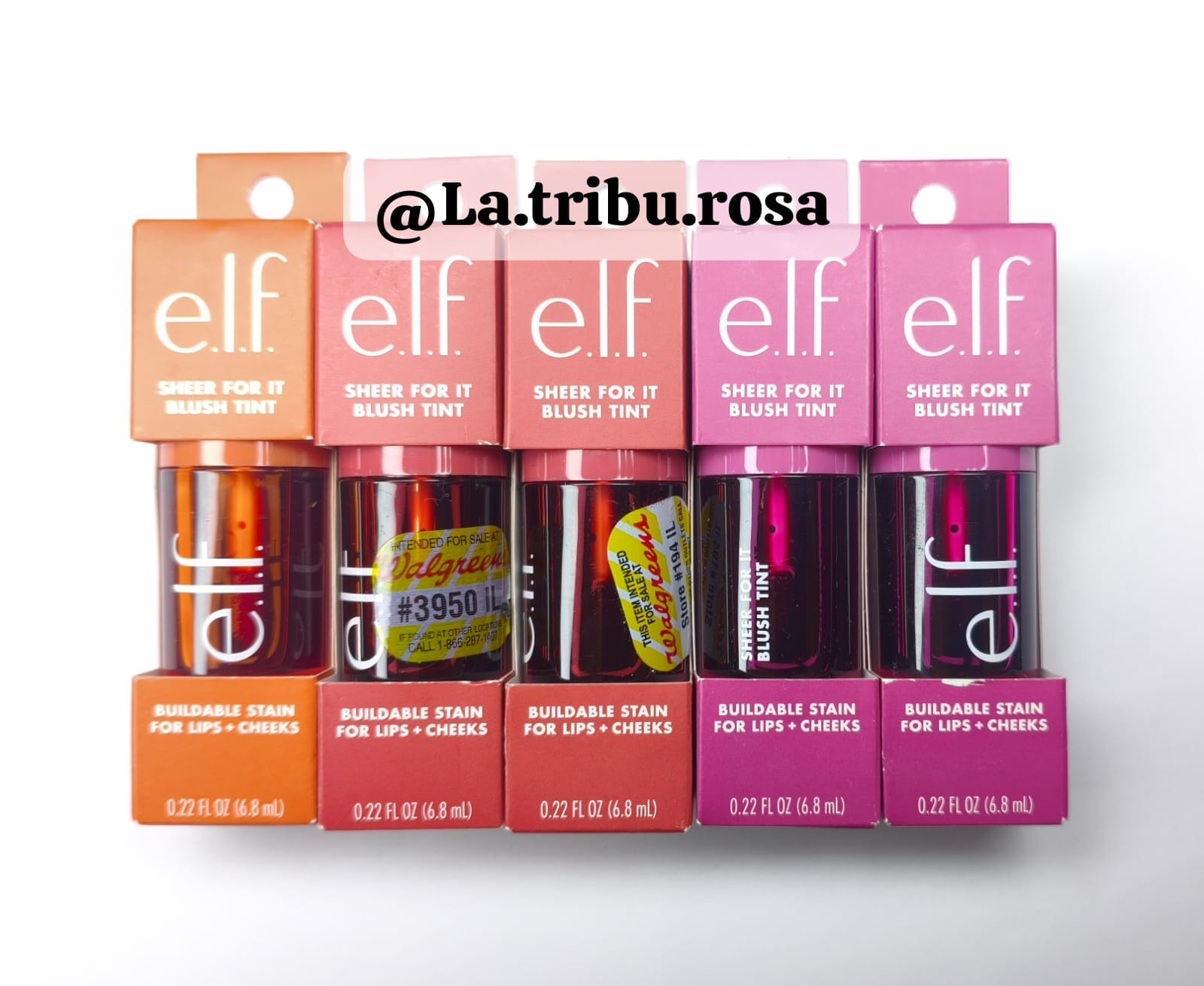 Lote tintas  elf 5 pz #JL214
