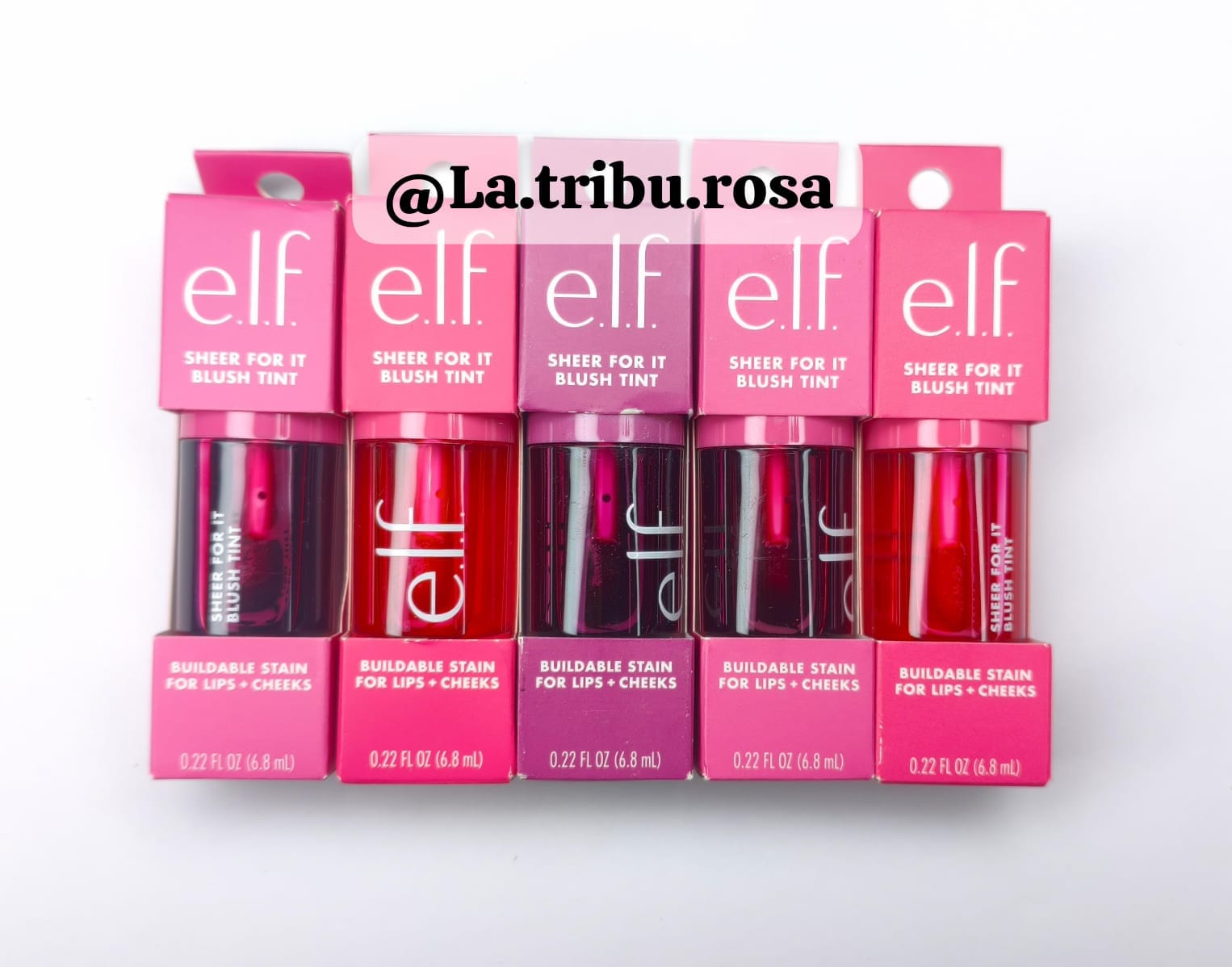 Lote tintas  elf 5 pz #JL201