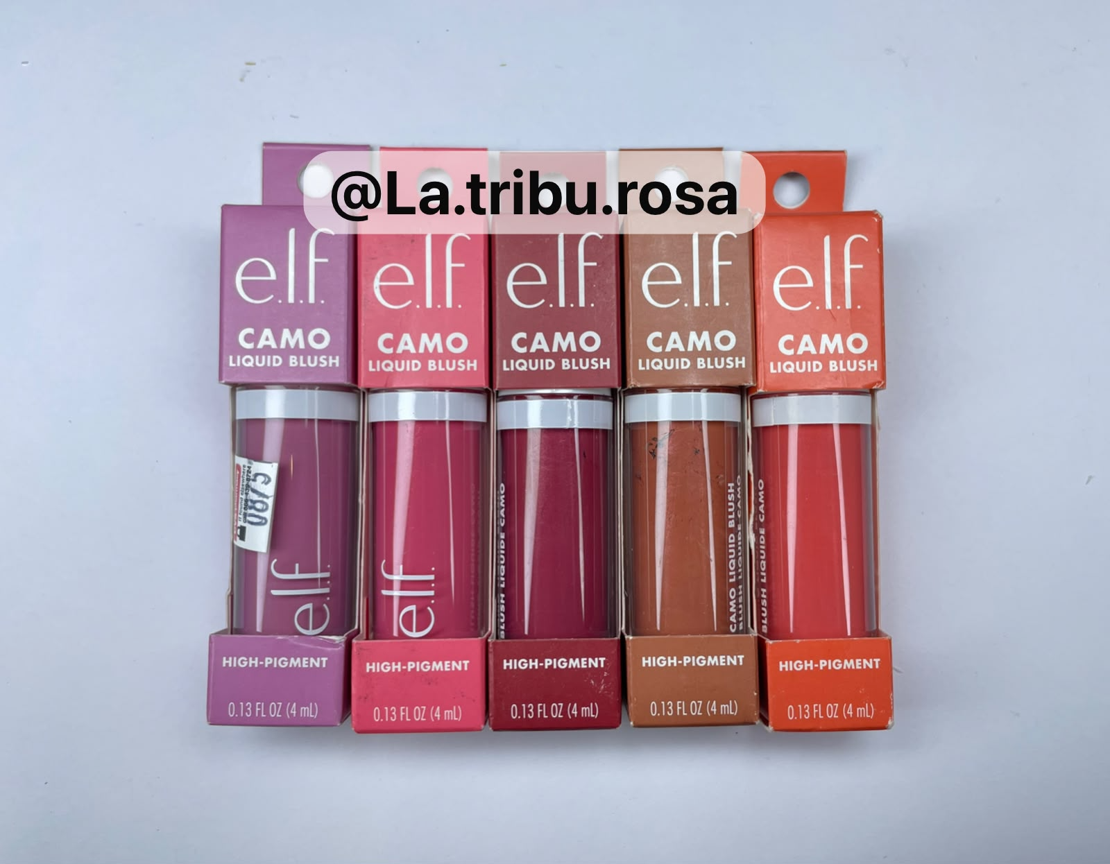 Lote camo blush 5 pz #JL245