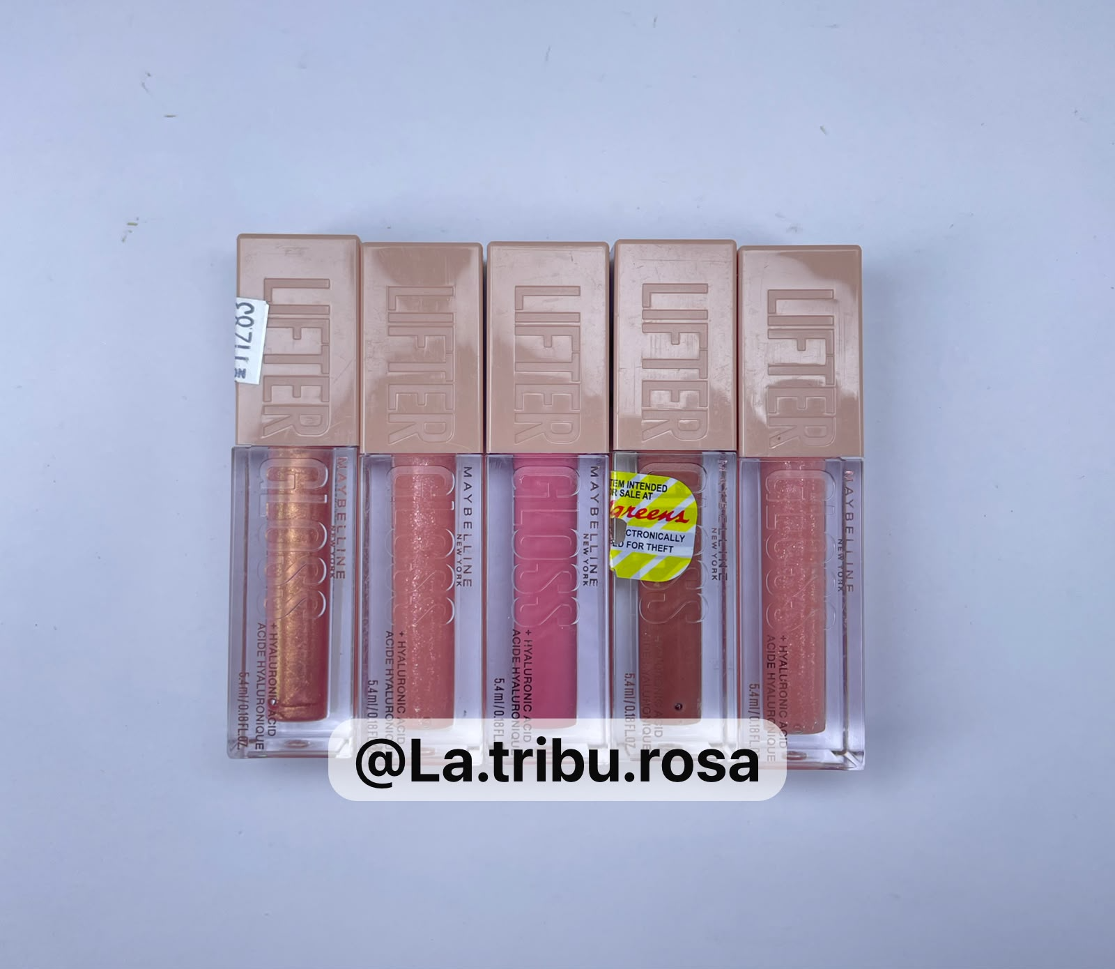 lote de gloss maybelline 5pz #JL309