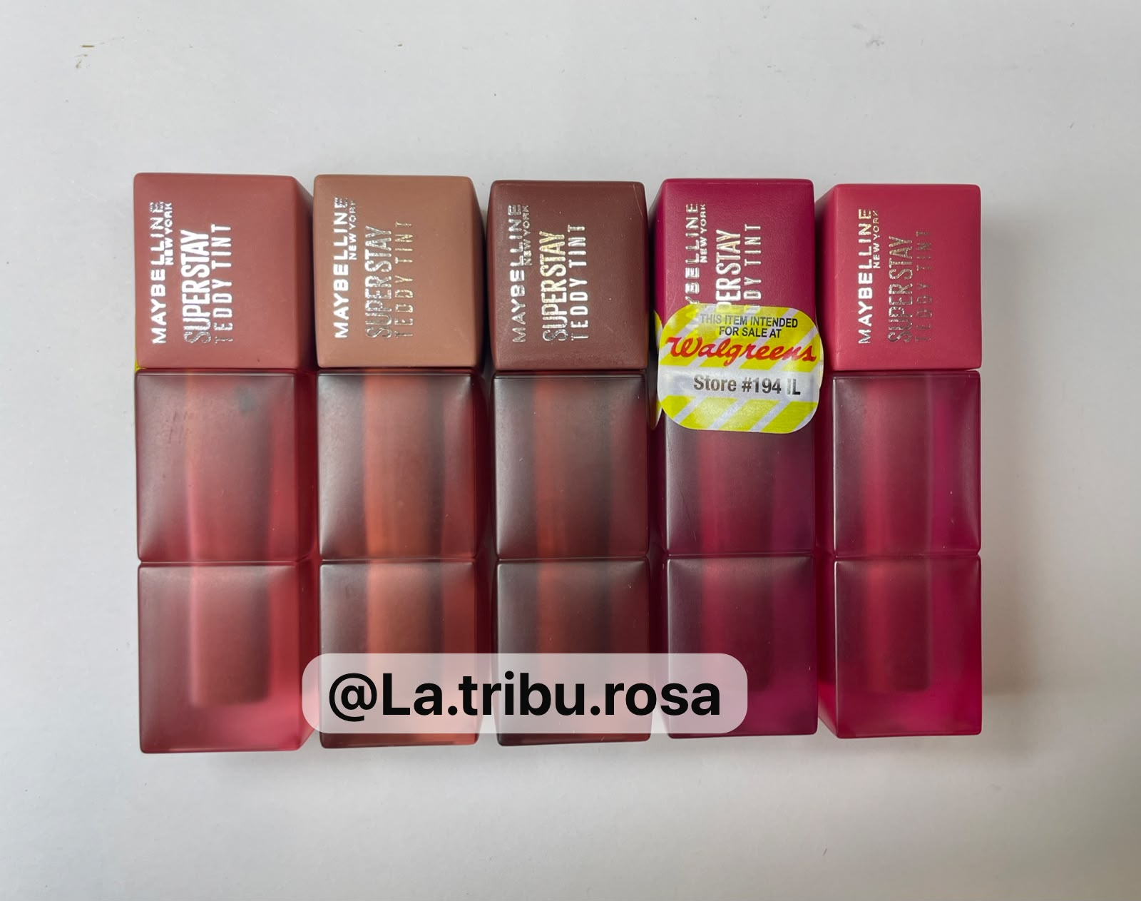 Lote solo Teddy tint 5pz #JL259