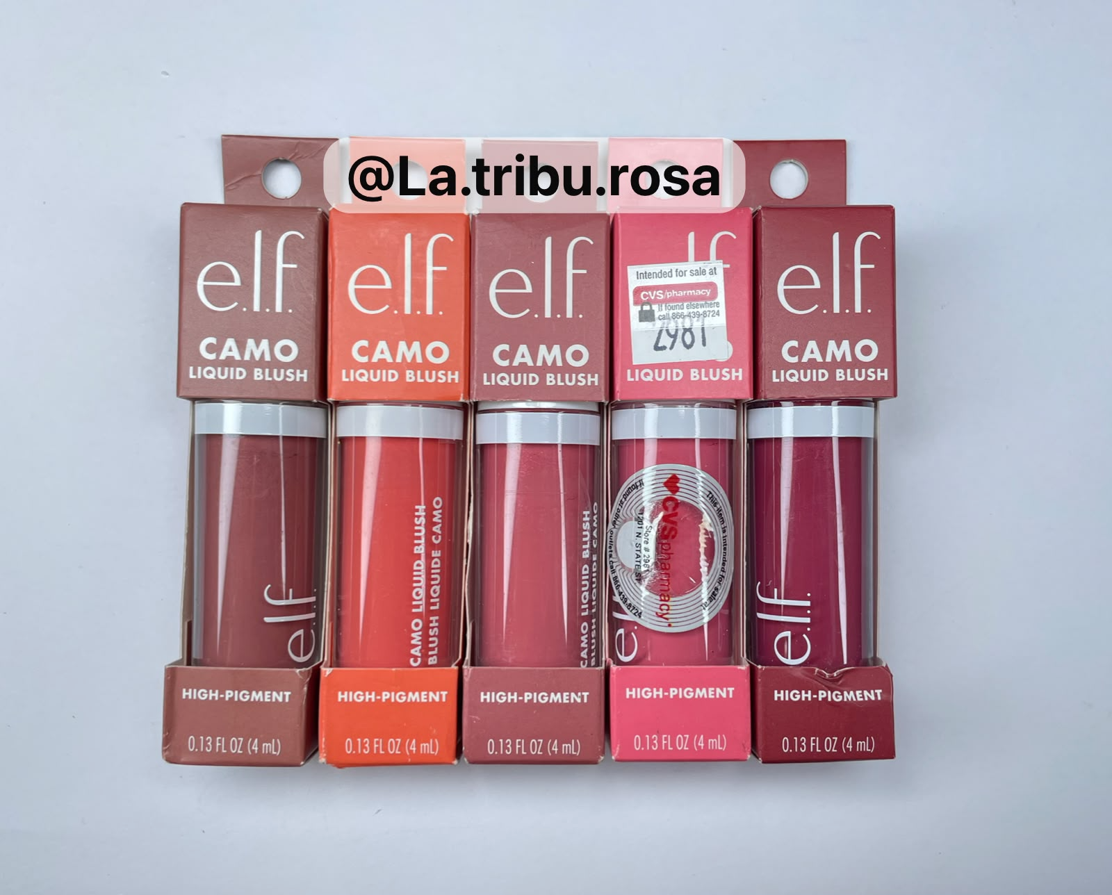 Lote camo blush 5 pz #JL247