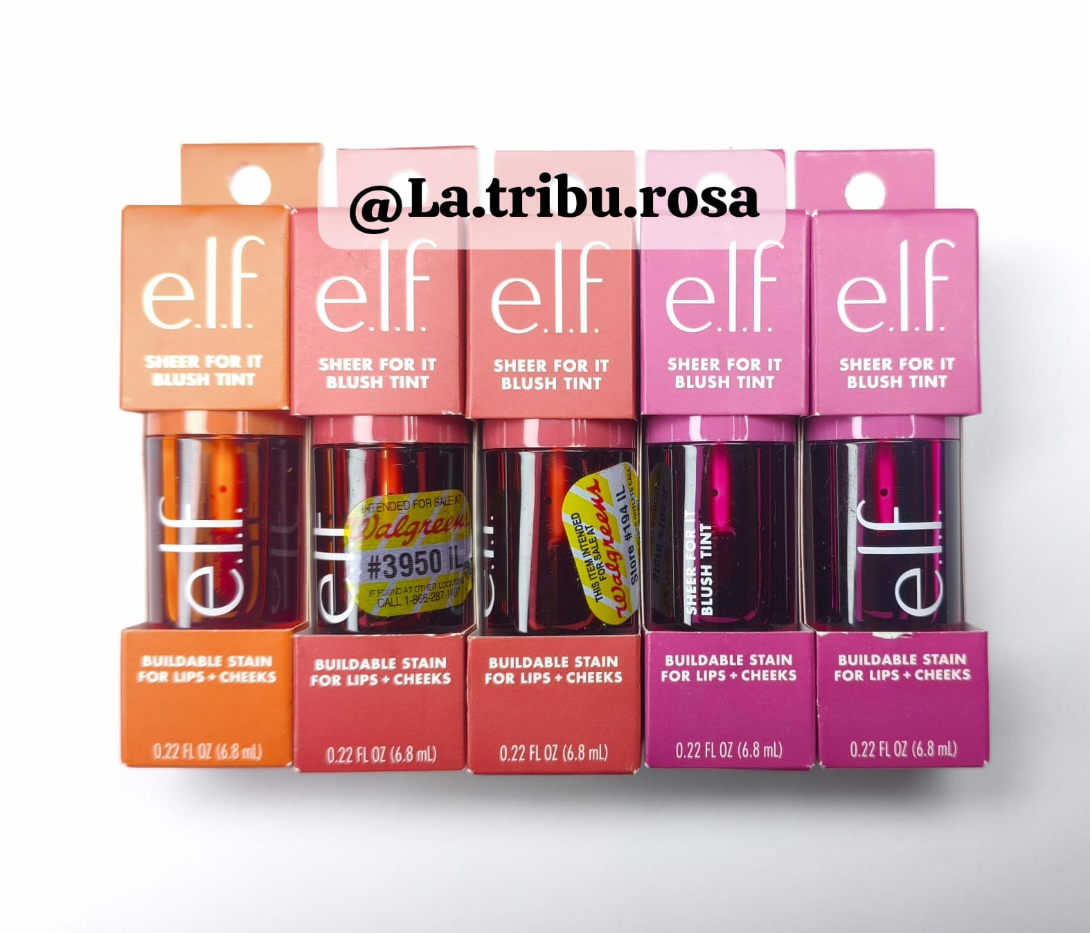 Lote tintas  elf 5 pz #JL213