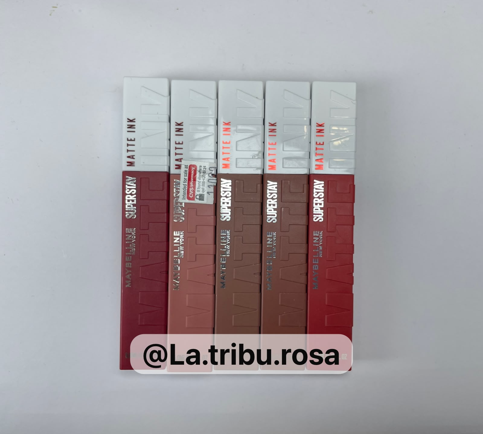 Lote solo Labial Matte Ink Maybelline 5 pz #JL317
