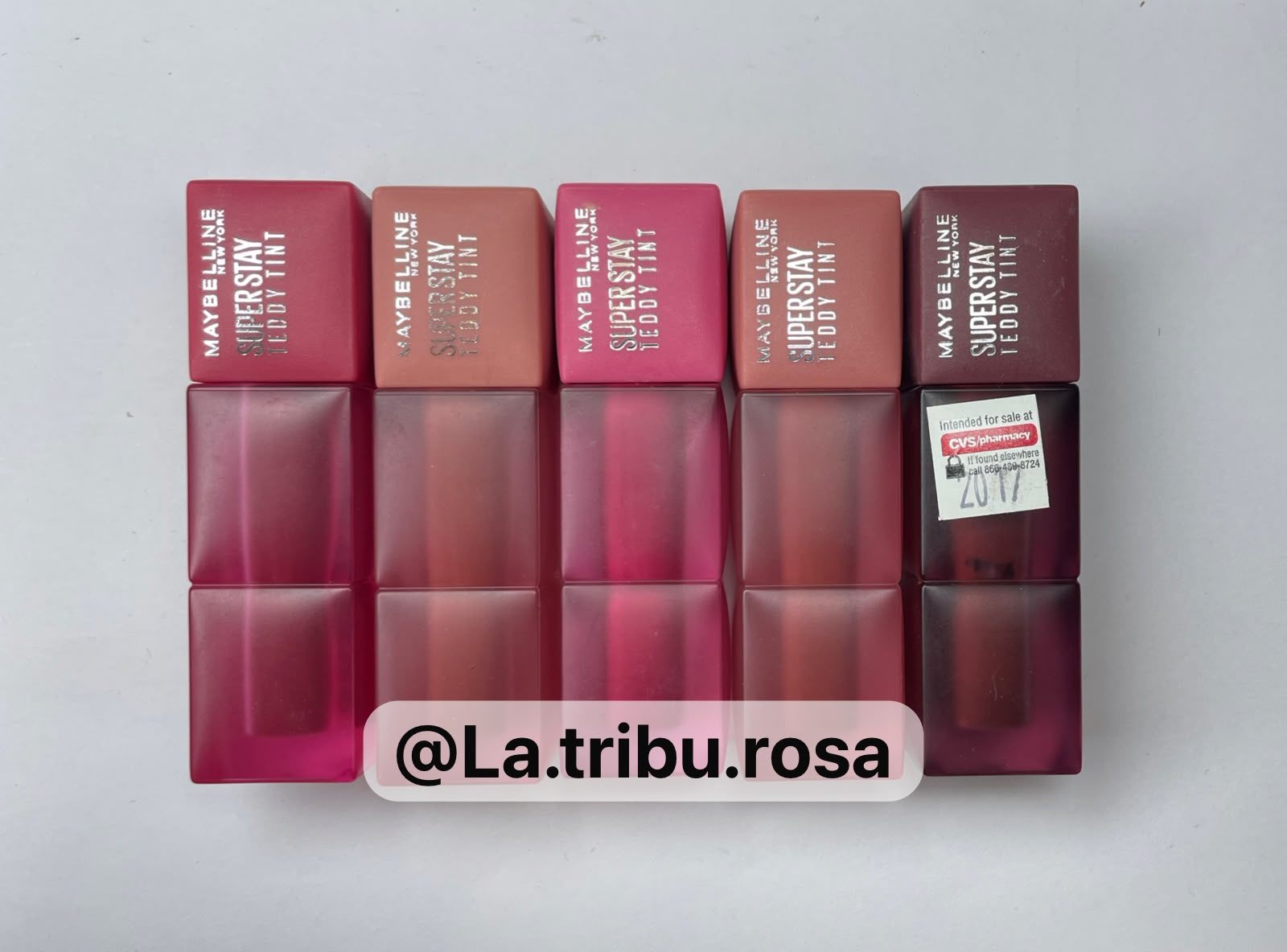 Lote solo Teddy tint 5pz #JL264