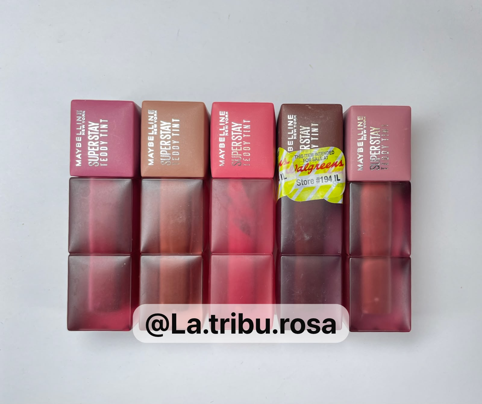 Lote solo Teddy tint 5pz #JL268