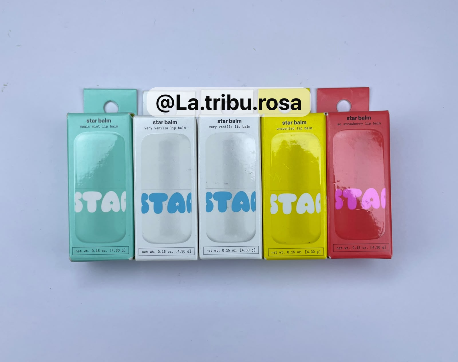Lote balsamos starface 5 pz  #JL286