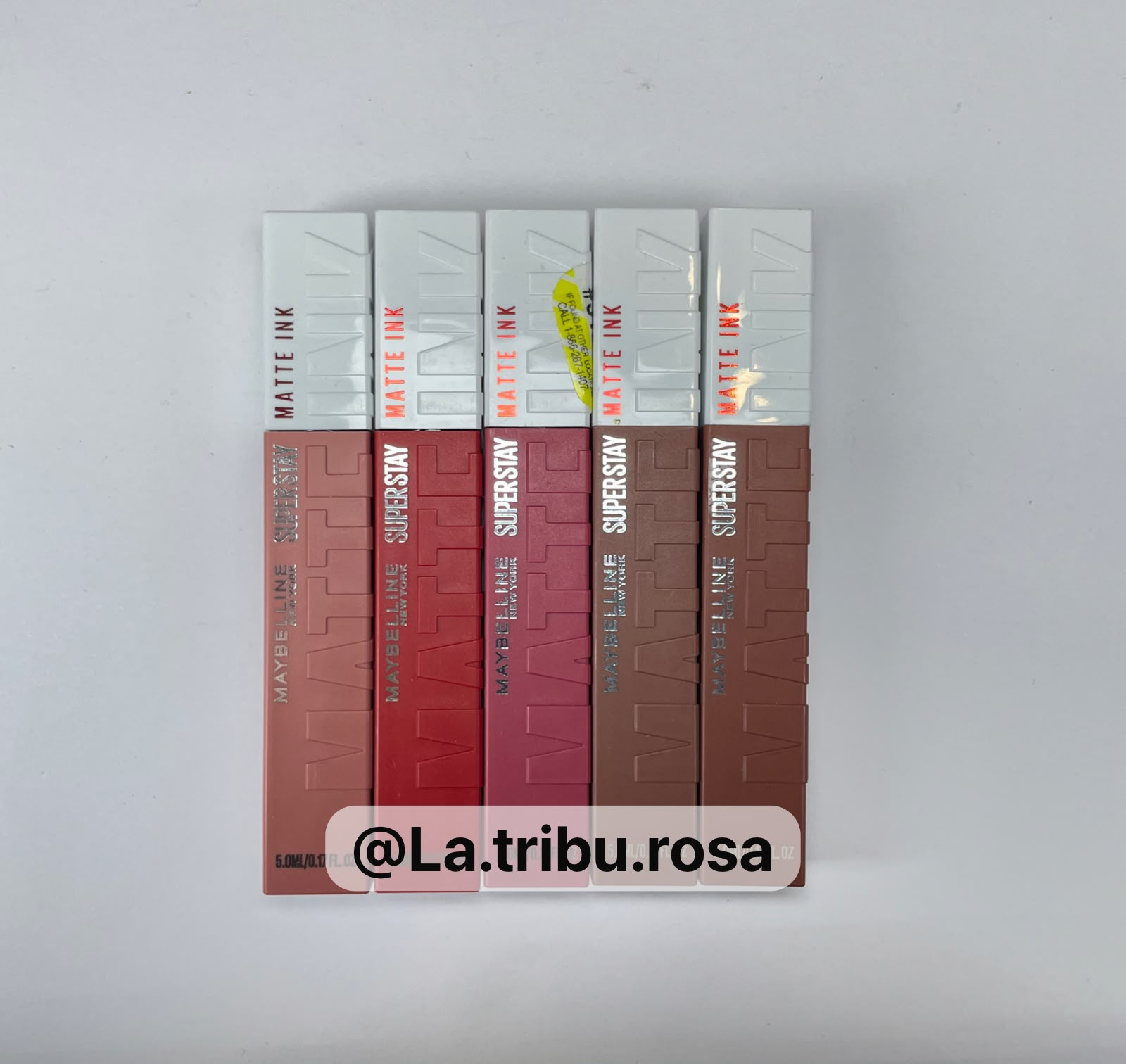 Lote solo Labial Matte Ink Maybelline 5 pz #JL316