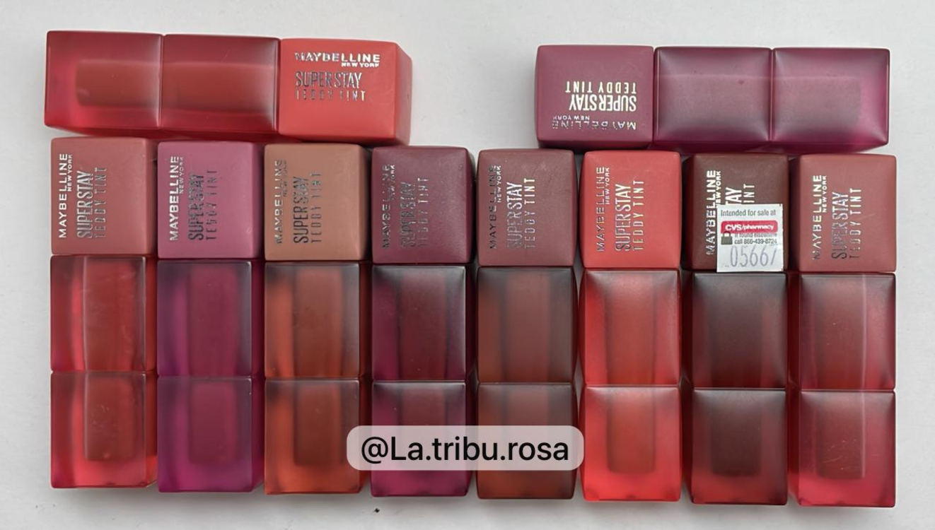 Lote solo Teddy tint 10pz #A255