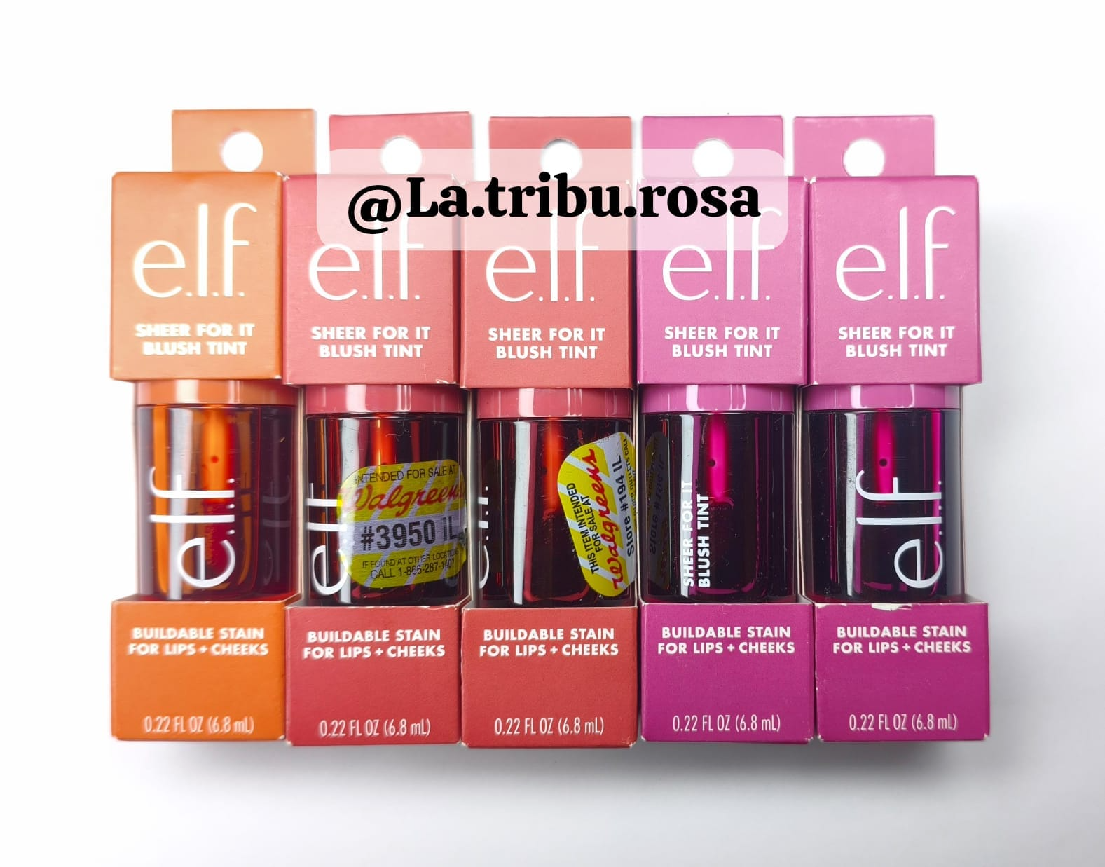 Lote tintas  elf 5 pz #JL212