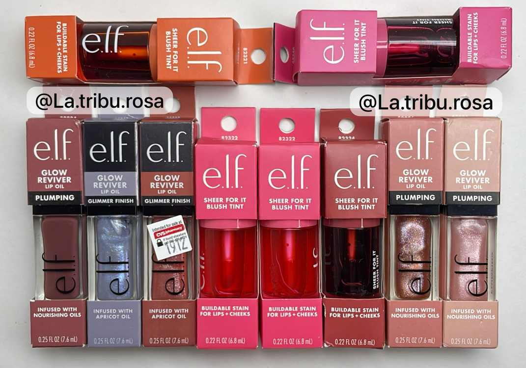 Lote de Tintas y Lip Oil 10pz #A247