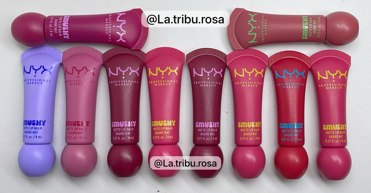 Lote solo Smushys de NYX 10 pz #A260