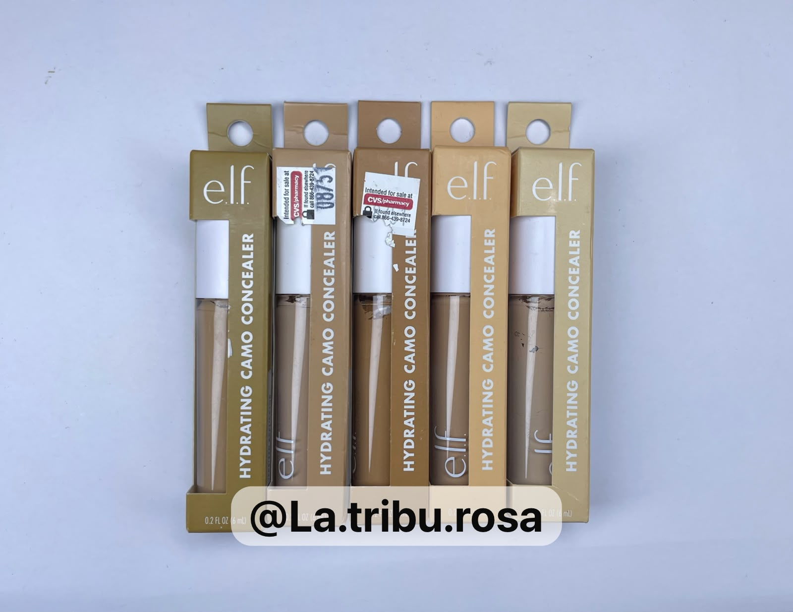 lote de correctores hidratantes elf 5pz #JL304