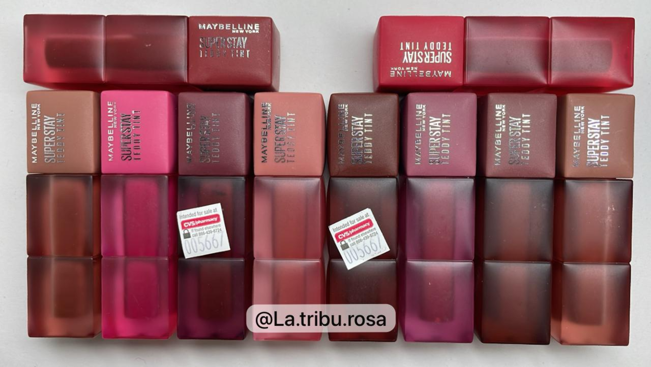 Lote solo Teddy tint 10pz #A256