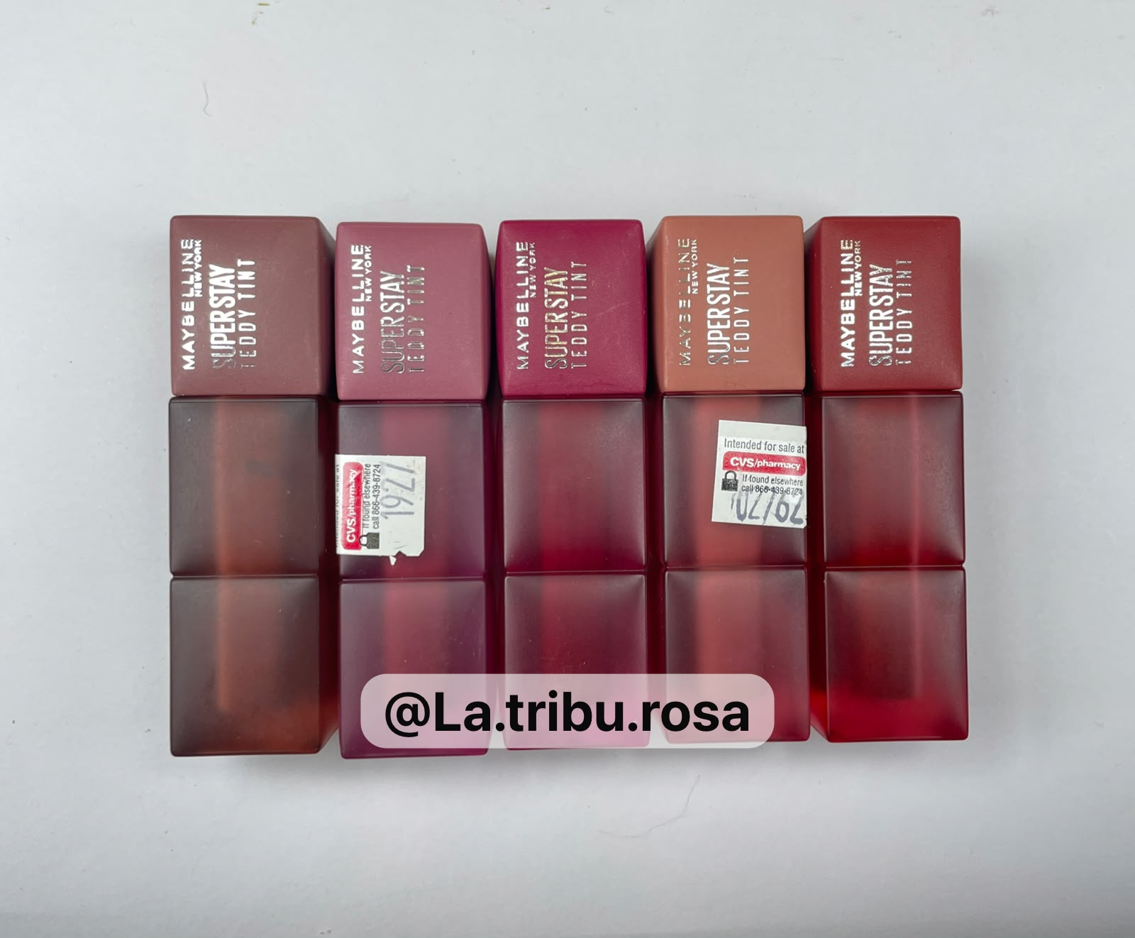 Lote solo Teddy tint 5pz #JL261